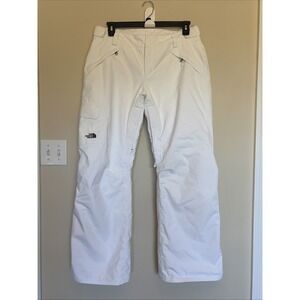 The North Face White HyVent Insulated Ski Snow Outdoor Pants Womens XL #A7MP